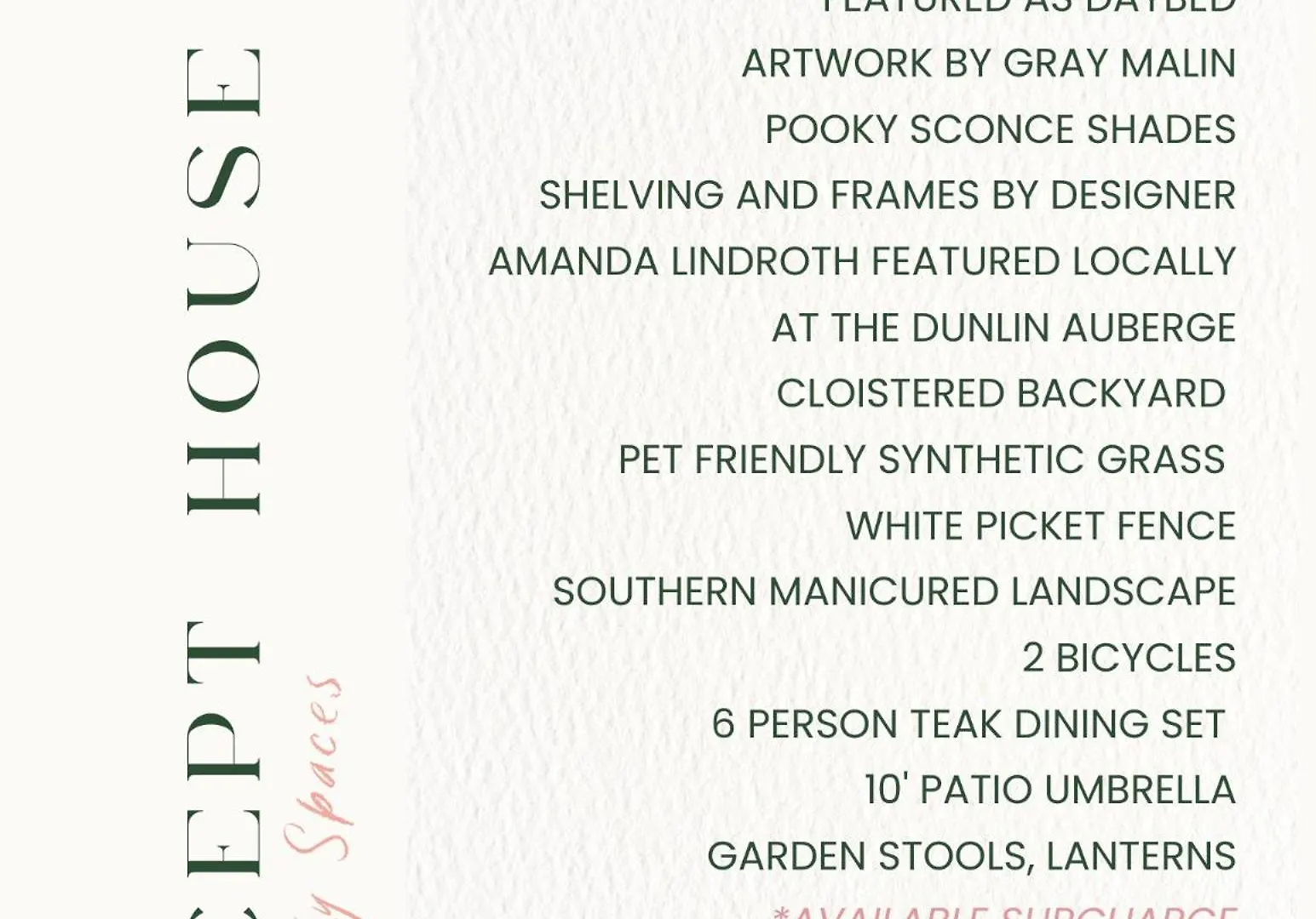 Concept House * Charleston